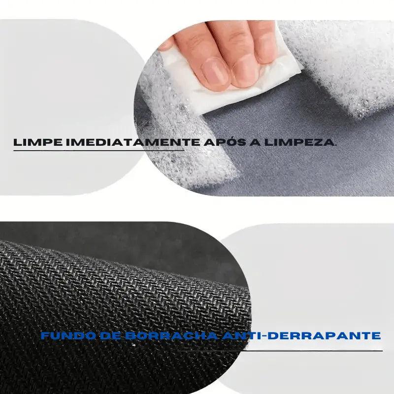 Tapete Ultra Absorção: Antiderrapante, Secagem Rápida e Macio